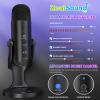 ZealSound Podcast Microphone for PC, Noise Cancellation USB Mic with Gain, Volume Adjustment & Mute Button, Monitoring & Echo, for YouTube, TikTok, Podcasting, Streaming, iPhone, iPad, Android, Mac view 3