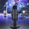 ZealSound Podcast Microphone for PC, Noise Cancellation USB Mic with Gain, Volume Adjustment & Mute Button, Monitoring & Echo, for YouTube, TikTok, Podcasting, Streaming, iPhone, iPad, Android, Mac view 4