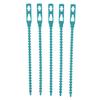 4 Set 200pcs Garden Straps Stake Electrical Cable Ties Green Plants Zipper Tie Gardening Ties Reusable Cable Ties Cable Straps Vine Binding Wire European and American view 1