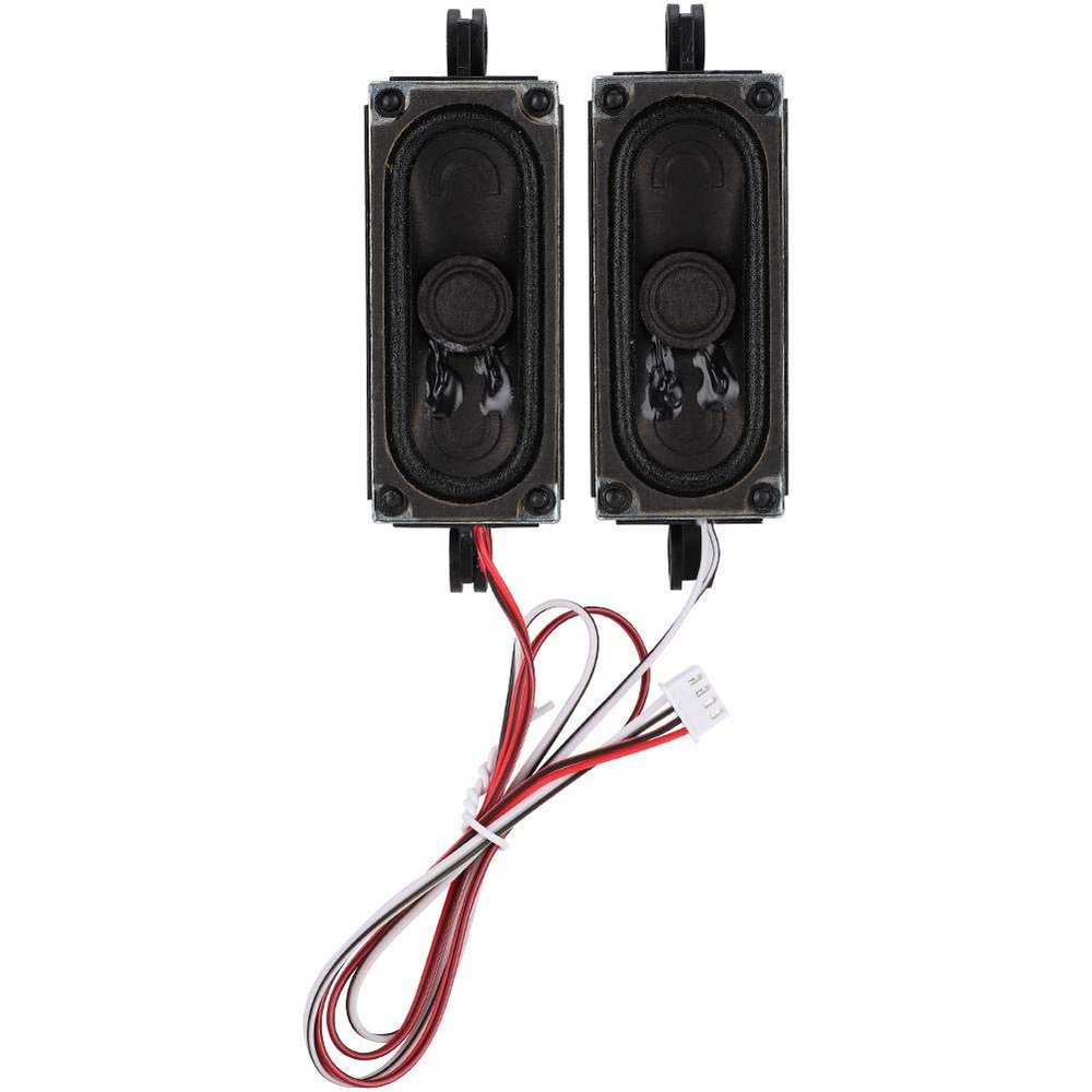 EBTOOLS TV Speaker, 2Pcs 4 Ohm 5W TV Box Speaker Loudspeaker Sound Amplifier Unit for LCD TV Advertising Player