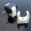 Bclla Zkenshan-DIY Motor 3pcs 20mm White Plastic Motor Base Mounting Bracket Holder Seat for 130/131/140/180 DC Motor DIY Model Part, Easy to Install view 1