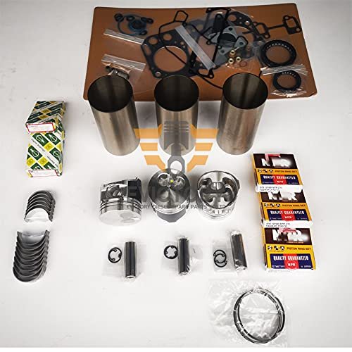 For yanmar 3TNV76 rebuild overhaul kit + water pump + connecting rod + valve