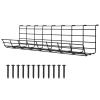 Wire Organizer Cord Organizer for Desk Under Desk Cable Management Tray view 2