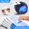 GREENCYCLE Compatible for Dymo LT 91335 (S0721650) Plastic Label Tape Refills Black on Blue 12mm 1/2" X 4m 13 ft Self-Adhesive Label Maker Tape for LetraTag LT-100T LT-100H QX50 2000 XR, 50 Pack view 3