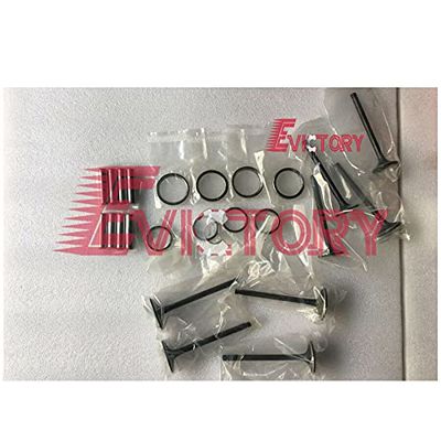 For Mitsubishi S4L S4L2 valve+valve guide+valve seat valve oil seal