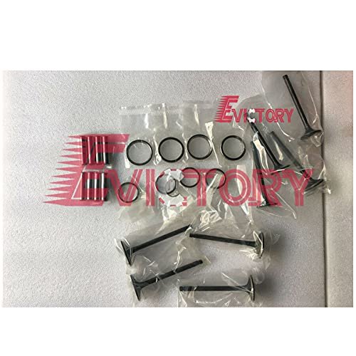 For Mitsubishi S4L S4L2 valve+valve guide+valve seat valve oil seal