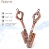 Metal Key Shaped USB Flash Drive Retro Metal Love Heart Thumb Drive Key of Love Key Chain Stick (8GB) view 2