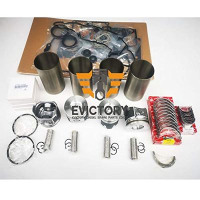 For Kubota V2607 V2607T Overhaul rebuild kit + water oil pump