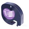 GREENCYCLE Compatible for Dymo LT 16952 (S0721530) Transparent Plastic Label Tape Refills Black on Clear 12mm 1/2" X 4m 13 ft Label Maker Tape for LetraTag LT-100T LT-100H QX50 2000 XR, 20 Pack view 1