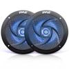 Pyle Low-Profile Waterproof Marine Speakers + Pyle Marine Bluetooth Stereo Radio - Boat Audio System Bundle view 2