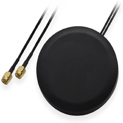 Teltonika PR1KCL25 MIMO Mobile Roof SMA Antenna Combo, Linear Polarization, IP67 Ingress Protection Rating, ABS Material, 2X RG174 Cables (9.8 Feet)