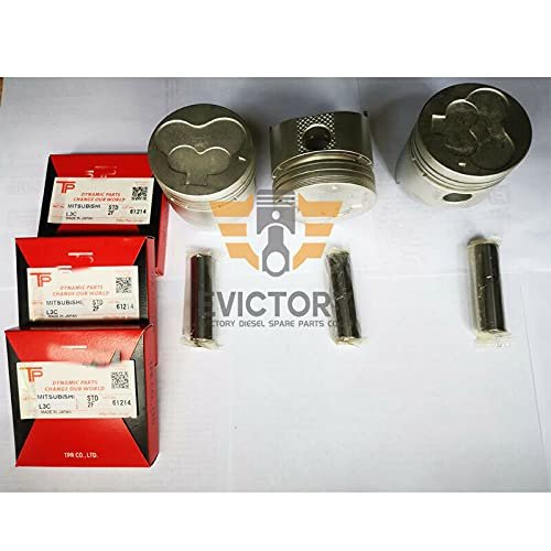 For Mitsubishi L3C piston + piston ring set