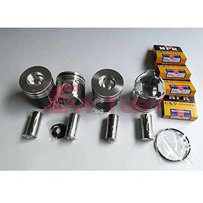For yanmar S4D106 4TNV106 4TNV106T overhaul Piston+piston ring+ engine gasket