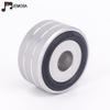 4PCS Amplifier Feet Shock Absorber 40x20mm Speaker turntable Feet Spike Rubber Ring Amplifier Feet Aluminum (Silver) view 4