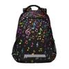 ALAZA Rainbow Music Notes Musical Backpack Purse for Women Men Personalized Laptop Notebook Tablet School Bag Stylish Casual Daypack, 13 14 15.6 inch view 1