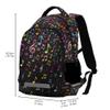 ALAZA Rainbow Music Notes Musical Backpack Purse for Women Men Personalized Laptop Notebook Tablet School Bag Stylish Casual Daypack, 13 14 15.6 inch view 3
