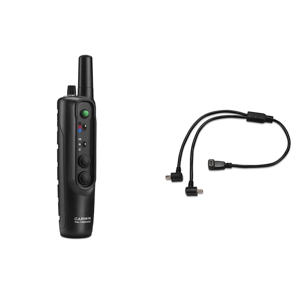 Garmin PRO 550 Handheld and USB Split Adapter Cable Bundle