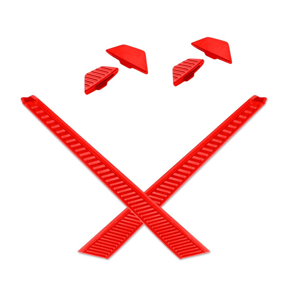Mryok Replacement Earsocks Nosepieces Kits for Oakley Mercenary Asian Fit (AF) OO9424F - Red