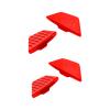 Mryok Replacement Earsocks Nosepieces Kits for Oakley Mercenary Asian Fit (AF) OO9424F - Red view 3