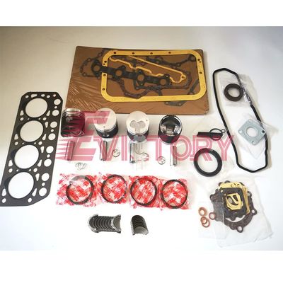 For MITSUBISHI K4E rebuild overhaul kit gasket bearing 0.50mm piston + ring
