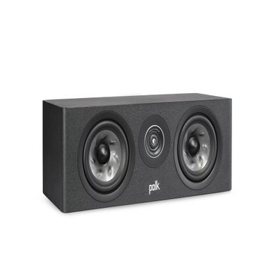 Polk Audio Reserve Series R300 Compact Center Channel Speakers for Home Theater, Dynamic Audio, 1" Pinnacle Ring Tweeter & Dual 5.25" Turbine Cone Woofers, Hi-Res Certified, Wall Mountable, Black