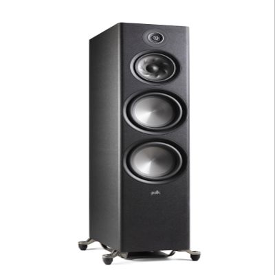 Polk Audio Reserve Series R700 Tower Speaker, 1" Tweeter, 6.5" Woofers & Dual 8" Long-Throw Drivers, Hi-Res Certified, Dolby Atmos & IMAX Enhanced for Dynamic Home Theater Audio, Black