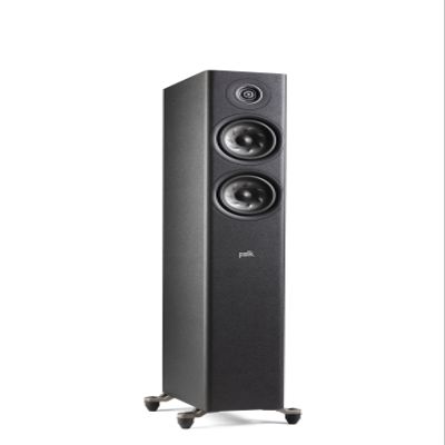 Polk Audio Reserve Series R500 Tower Speaker, 1" Pinnacle Ring Tweeter & Dual 5.25" Turbine Woofers, Hi-Res Certified, Dolby Atmos & IMAX Enhanced for Home Theater Audio, Home Stereo Speakers, Black