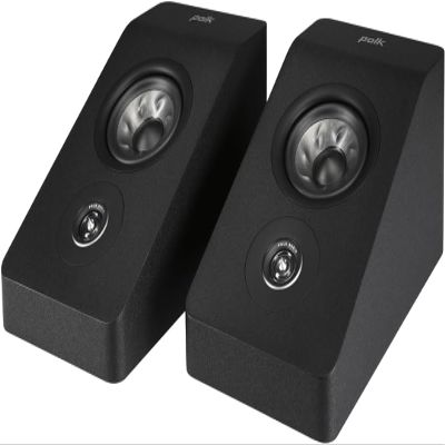 Polk Audio Reserve R900 Height Module, Dolby Atmos Speakers for 3D, Multidimensional Sound, 1" Pinnacle Ring Tweeter & 4" Turbine Cone Woofer, Hi-Res Certified, IMAX Enhanced, Wall Mountable, Black
