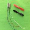 Bclla Zkenshan-DIY Motor 2pcs DC3.7V 720 7 * 20MM Mini Model Helicopter Coreless DC Motor 55mm Propeller Mini Great Torque High Speed Motor, Easy to Install view 2