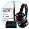 AYVVPII Rechargeable Wireless Silent Disco Headphones RF LED Flashing Light Headset 10pcs Headphones Bundle and 1 Transmitter 500m Distance view 4