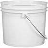 House Naturals 3.5 Gallon White Food Grade Bucket Pail with Black Lid (Pack of 3) BPA Free containers -Made in USA view 3
