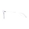 SA106 Hipster Rectangle Plastic Keyhole Blue Light Filtering Computer Glasses Clear view 3