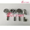 For Kubota V1502 overhaul kit Piston ring cylinder head gasket bearing excavator view 2