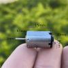 Bclla Zkenshan-DIY Motor DC 1.5V-3.7V Micro N20 Carbon Brush Motor High Speed Dual Shaft Large Torque DIY Toy Car Aircraft Models, Easy to Install view 3