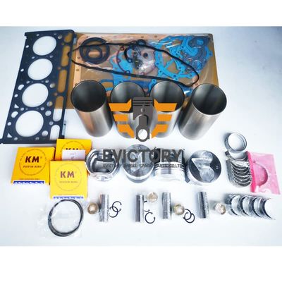 For KUBOTA V2003-T V2003-DI V2003-M V2003-IDI rebuild kit piston ring cylinder liner head gasket (2 types piston as pictures)