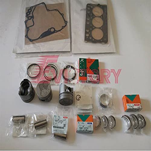 For Kubota D662 rebuild overhaul kit piston ring cylinder head gasket engine bearing