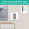 Wall Mount for Sonos Sub 4 Sub Gen 3 Gen 2 Mount, Heavy Duty Wall Mount for Sonos Sub Mounts, Mounting Brackets for Sonos Wireless Sub with Hardware Kit, White view 3