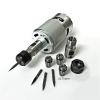 Bclla Zkenshan-DIY Motor DC Motor 12-36V 4000-12000 RPM Ball Bearing Spindle Motor with ER11 Extension Rod Carving Knife, Easy to Install (Color : Option 1) view 2