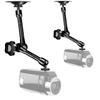 UYODM 2 Pack Articulating Magic Arm Wall Mount Holder Stand Compatible with CCTV POV Camcorders Cameras, LED Light, Video Lamp,DSLR,Flash,Digital Camera,Security Cameras view 1