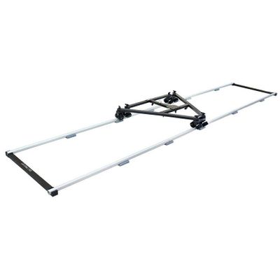 FLYCITY Swift Wheel Dolly System 12ft Straight Track for Tripod, DSLR Video Film Cameras + Accessories + Storage Bag (FC-SFTP-DT-12)