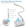 CallToU Window Speaker Intercom System,Anti-Interference Intercommunication Talk Through Glass Window,Intercom System for Business,Bank,Office,Hospital,Counter,Store,Station,Medical Center view 3
