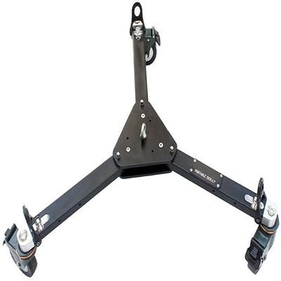 FLYCITY Heavy Duty Aluminum Dolly Tripod Floor Spreader for Camera Crane Jib Stand Payload Upto 500KG/1100LBS (FC-PRT-D)