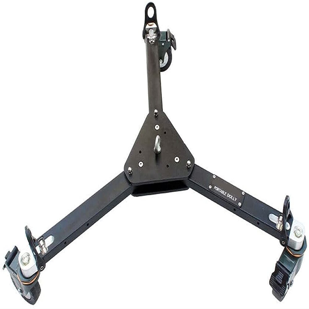 FLYCITY Heavy Duty Aluminum Dolly Tripod Floor Spreader for Camera Crane Jib Stand Payload Upto 500KG/1100LBS (FC-PRT-D)