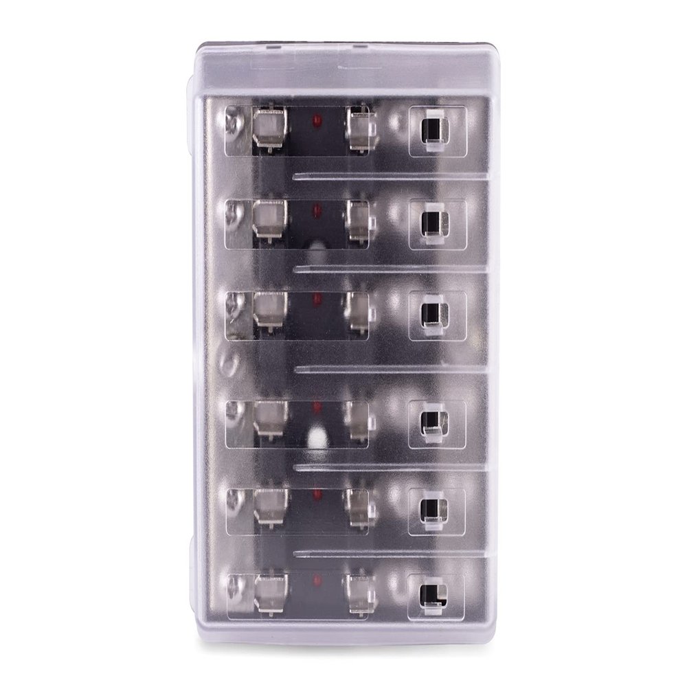 Sierra FS40900, 409 Series Fuse Block, 6 Gang w/Bus Bar and Cover