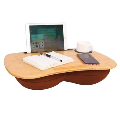 Side End Table Laptop Stand,Lap Desk with Pillow Cushion, Lap Desk for Laptop, Tablet, Books, and More Laptop Tray Fits up to 14" Laptop Tablet for Work, Travel, Gaming, Sleeping for Living Room Bedro