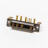 Elecbee D SUB Female Power 9W4 R/A Solder Type for PCB Mount view 1