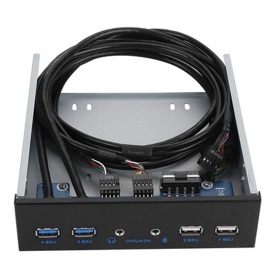 Cuifati USB3.0 Front Panel, USB 3.0+USB 2.0 HD Audio, 4.8Gbps SuperSpeed, Plug & Play, Aluminium Alloy