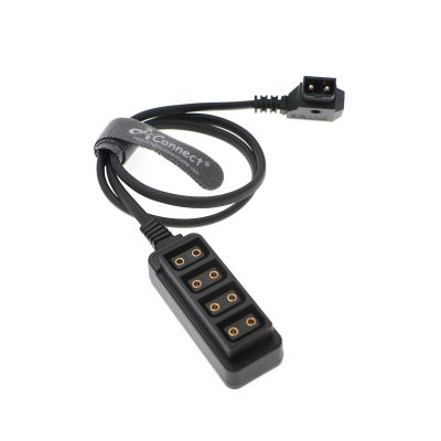 AConnect Cable-Splitter-Dtap-Steadicam-BMPCC for ARRI RED Cameras TILTA Steadicam IDX Battery D-tap Male to 4 Port dtap Female Splitter Power Cable Flexible 27in|70cm