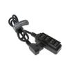 AConnect Cable-Splitter-Dtap-Steadicam-BMPCC for ARRI RED Cameras TILTA Steadicam IDX Battery D-tap Male to 4 Port dtap Female Splitter Power Cable Flexible 27in|70cm view 3