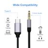 Aux to USB C, 2Pack 3.28ft USB C to 3.5mm Audio Aux Jack CableCar Stereo Cord Compatible for iPhone 16 Pro Max 15 Pro Max, Samsung Galaxy S24 S23 S22 S21 Note 20, Pixel 4 5 XL, iPad Pro view 2